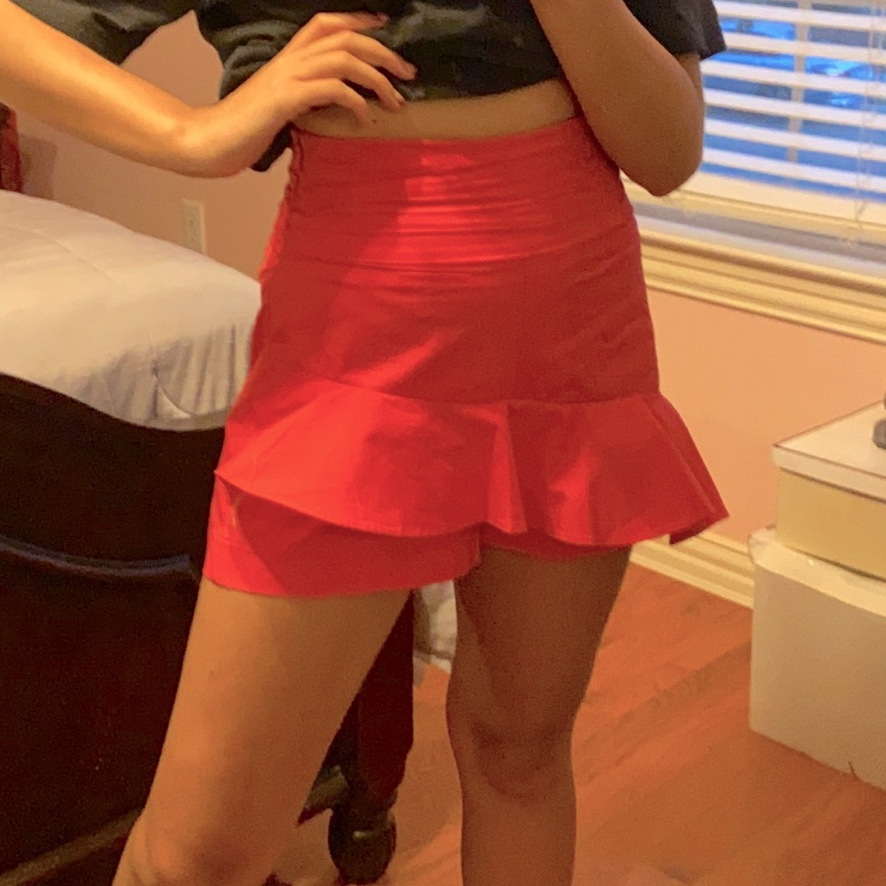 Pink ruffle skit
